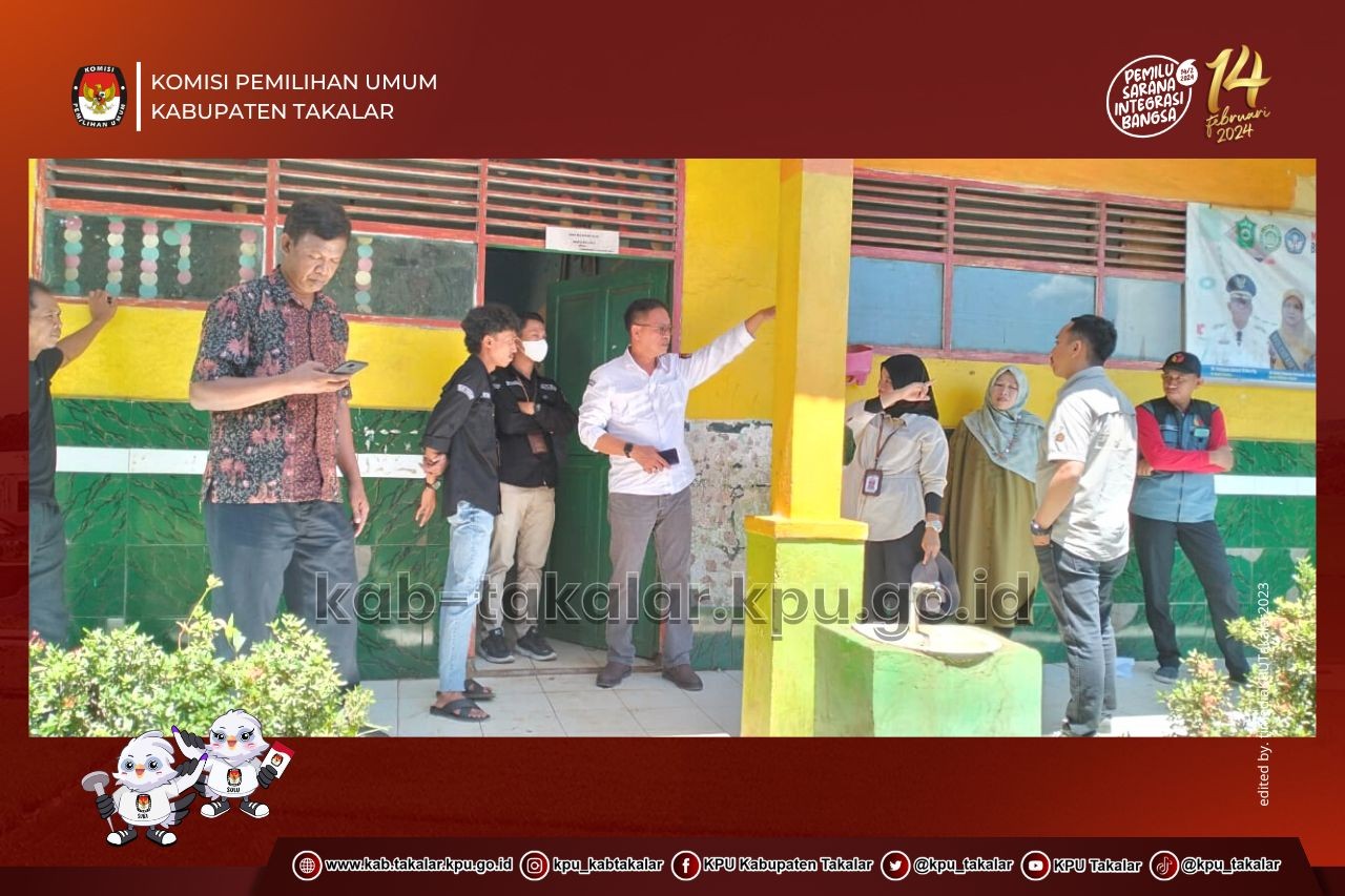 Ketua Tinjau salah satu lokasi yang rencananya akan dijadikan Tempat Pemungutan Suara (TPS) pada Pemilu Serentak tahun 2024.